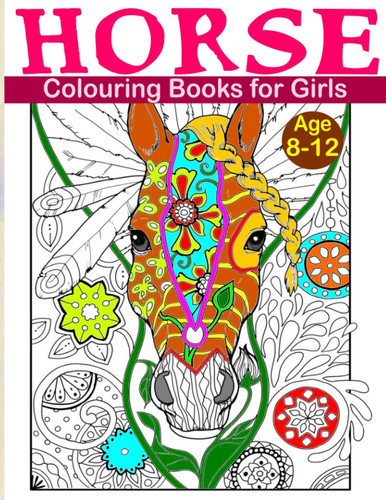 Horse colouring books - colouring, for