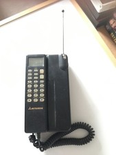 Mitsubishi Cellular Mobile Telephone FZ-852A, 80s, Retro PORTABLE - Parts Only