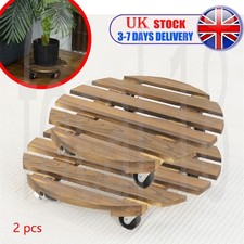 New 2 PCS Wooden Plant Pot