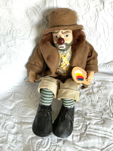 Vintage tramp hobo clown doll - vintage,