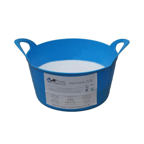 Simple system salt - lick, tub