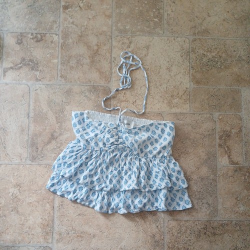 Hollister white tube - top, size