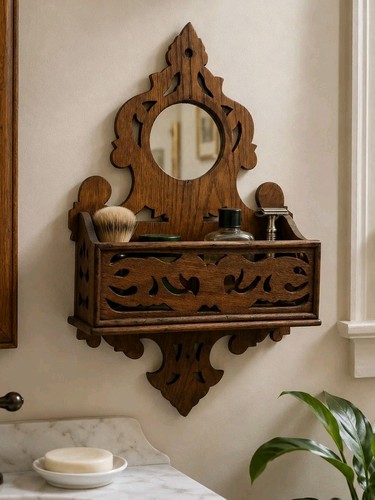 Antique victorian oak - antique, shaving