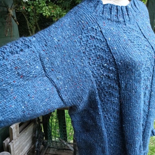 Hand knit sloppy joe wool - knit,