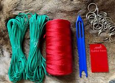 0.75m RED BRAIDED NYLON TWINE