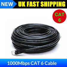 CAT6 OUTDOOR ETHERNET CABLE 250MHZ 1M-100M EXTERNAL WATERPROOF PATCH LEAD LOT 