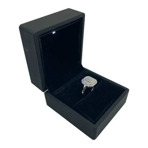 White gold finish art - art, deco
