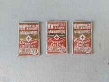 Vintage Sewing Needle Packs X3 , Egg Eyed Sharps & W.Woodfield