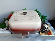 VINTAGE KENWOOD ELECTRIC COOK PAN SLOW COOKER MODEL A138 WORKING