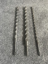 3 X Masonry SDS Drill Bits 400mm Long 16mm 25mm 30mm