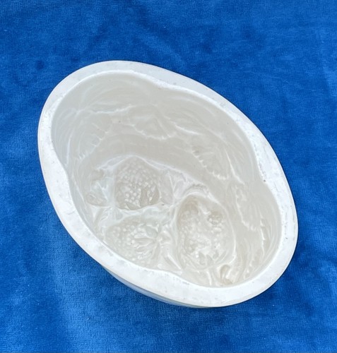 Antique strawberry jelly mould - antique,