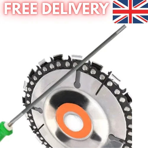 Chainsaw chain saw - chain, sharpening