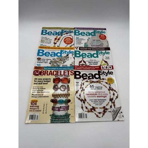 Lot beadstyle magazines - beadstyle,