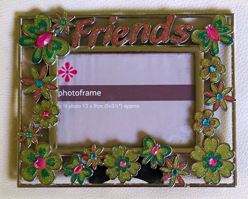 Friends floral glitter - friends, metal