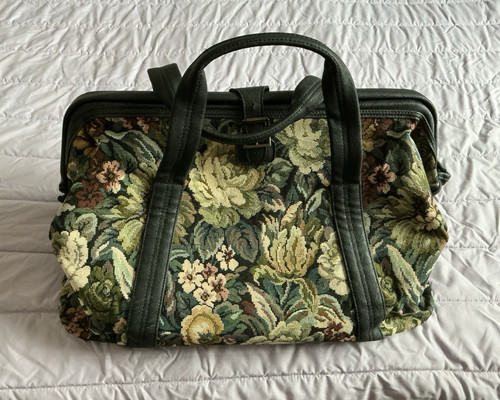 Floral multicolour black - floral,