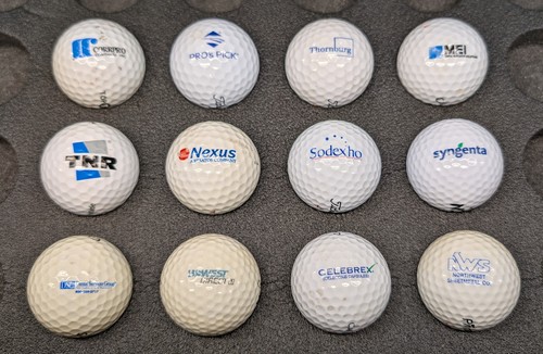Logo golf balls all - all, blue
