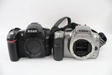 Canon EOS 300D & Nikon D80 DSLR Digital Camera Bodies Working x 2