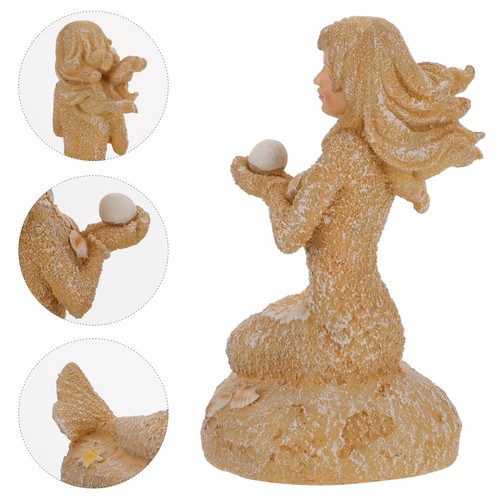 Mermaid decoration for fish - decoration,