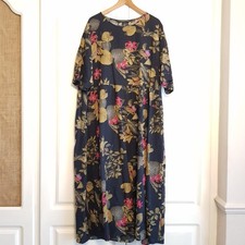 Zanzea Size 4XL Navy Green