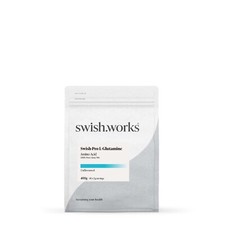 swish.works ® | L GLUTAMINE 400g | 100% Pure Amino Acid Powder | L-Glutamine