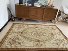 Luxury French Aubusson Tapestry Rug  Handwoven Wool  HALF RRP