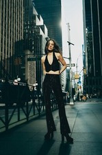 ZARA Woman BLACK SEQUINNED