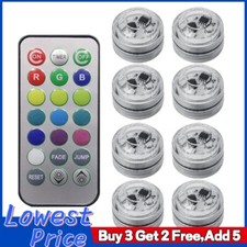 RGB 3030 SMD LED Car Atmosphere Interior Roof Foot Lights with Remote Controller