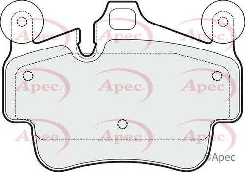 Apec front brake pad - pad, for
