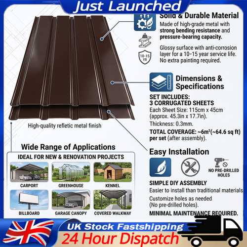Rigid galvanized roofing - rigid,