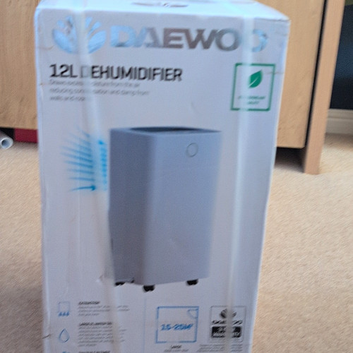 Daewoo 12l dehumidifier - dehumidifier, white