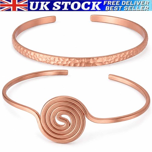 Solid copper ankle bracelet - solid,