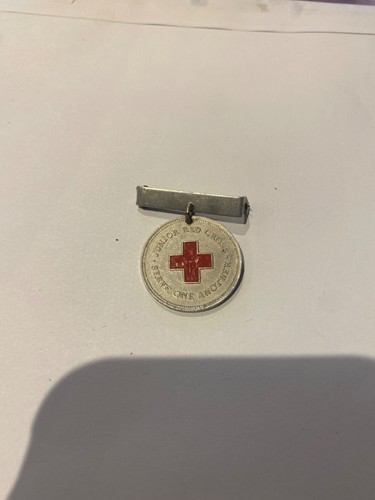 Junior red cross medal - junior, hanging