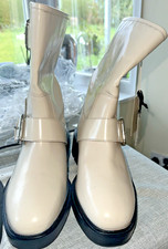 Jigsaw Cream leather Biker