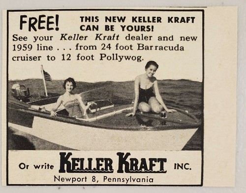 1950 print keller kraft - ad,
