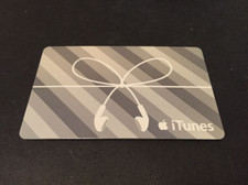 ITUNES Silver Earbud Bow (