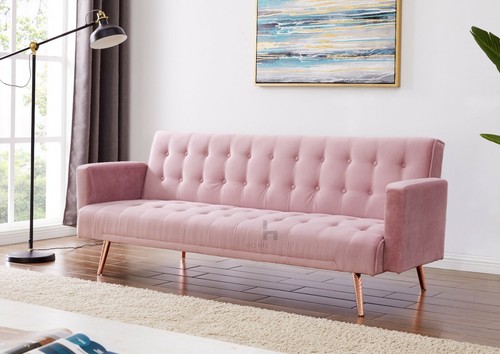 Velvet sofa bed seater - velvet,