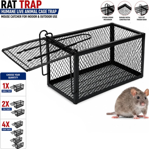 Rat catcher spring cage - x,