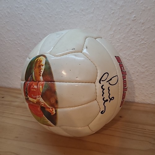 Paul scholes signed football - paul,