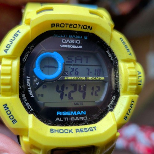 Casio shock riseman used - casio, g-shock