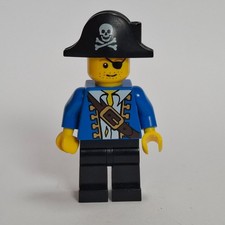 Lego minifigure pirate - pirate,, blue