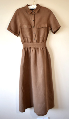 Baukjen brown linen blend - linen,