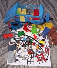 PLAYMOBIL  FUNPARK CARAVAN & JOB LOT BITS AND PIECES