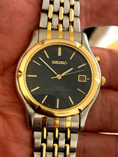 SEIKO Kinetic 5M22-7A60 Men's Watch Japan Automatic generation system 