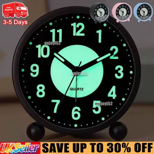 Alarm clock bedside ticking - bedside, no