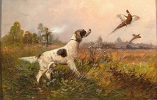Antique “A Pheasant Hunt”