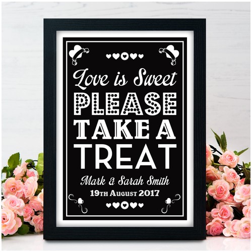 Personalised candy buffet - personalised,