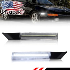 2X Clear White LED Front Side