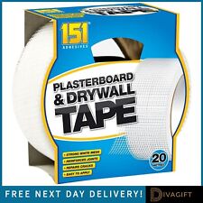 PLASTERBOARD DRYWALL SCRIM TAPE ROLLS PLASTERING DIY JOINT TAPE 151 50MM X 20M 