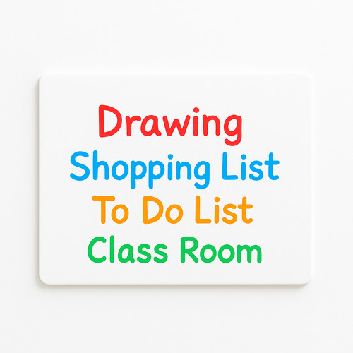 White board school home kids - board,