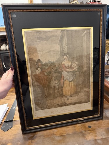 Antique framed cries london - antique,